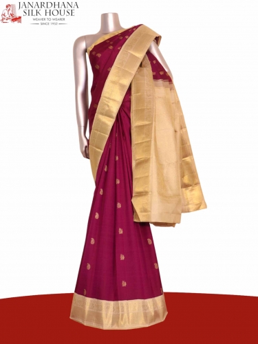 Pure Handloom Kanjeevaram Silk Saree